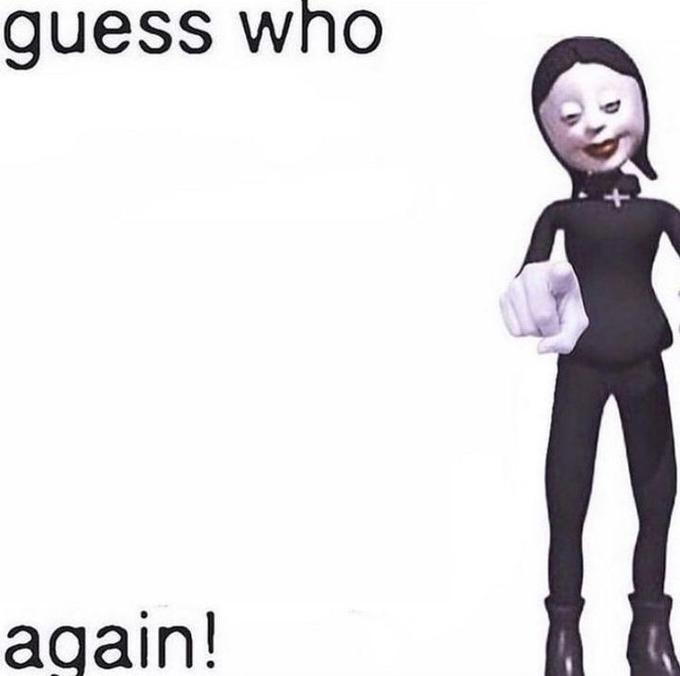 guess who Blank Meme Template