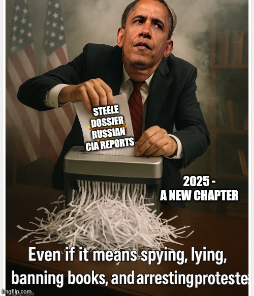 STEELE DOSSIER
RUSSIAN CIA REPORTS 2025 -
A NEW CHAPTER | made w/ Imgflip meme maker