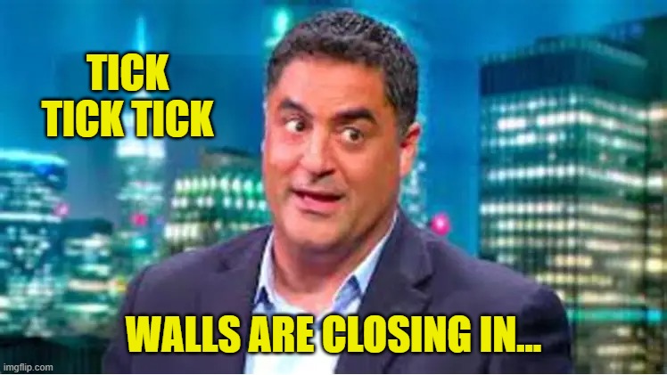 TICK TICK TICK WALLS ARE CLOSING IN... | made w/ Imgflip meme maker