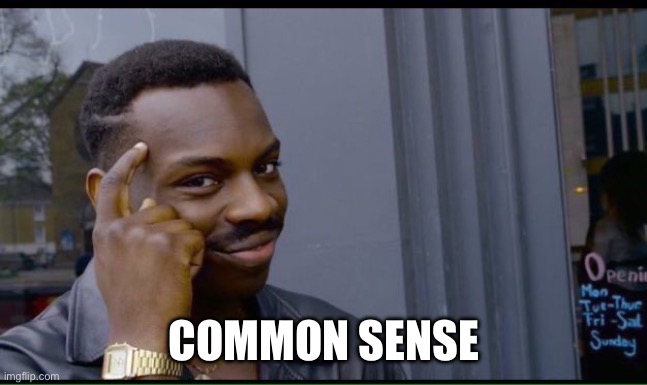 common sense | COMMON SENSE | image tagged in common sense | made w/ Imgflip meme maker
