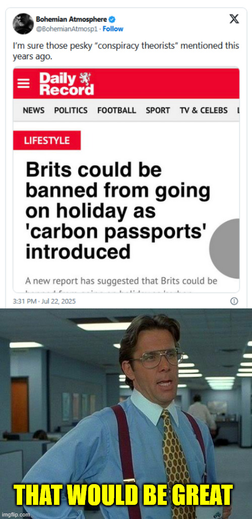 THAT WOULD BE GREAT | image tagged in memes,that would be great | made w/ Imgflip meme maker