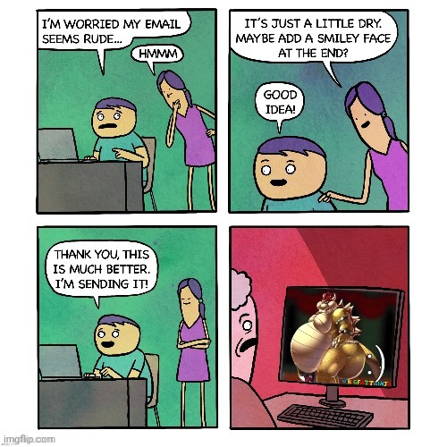 Yeah sure add a smiley face to it | :) | made w/ Imgflip meme maker