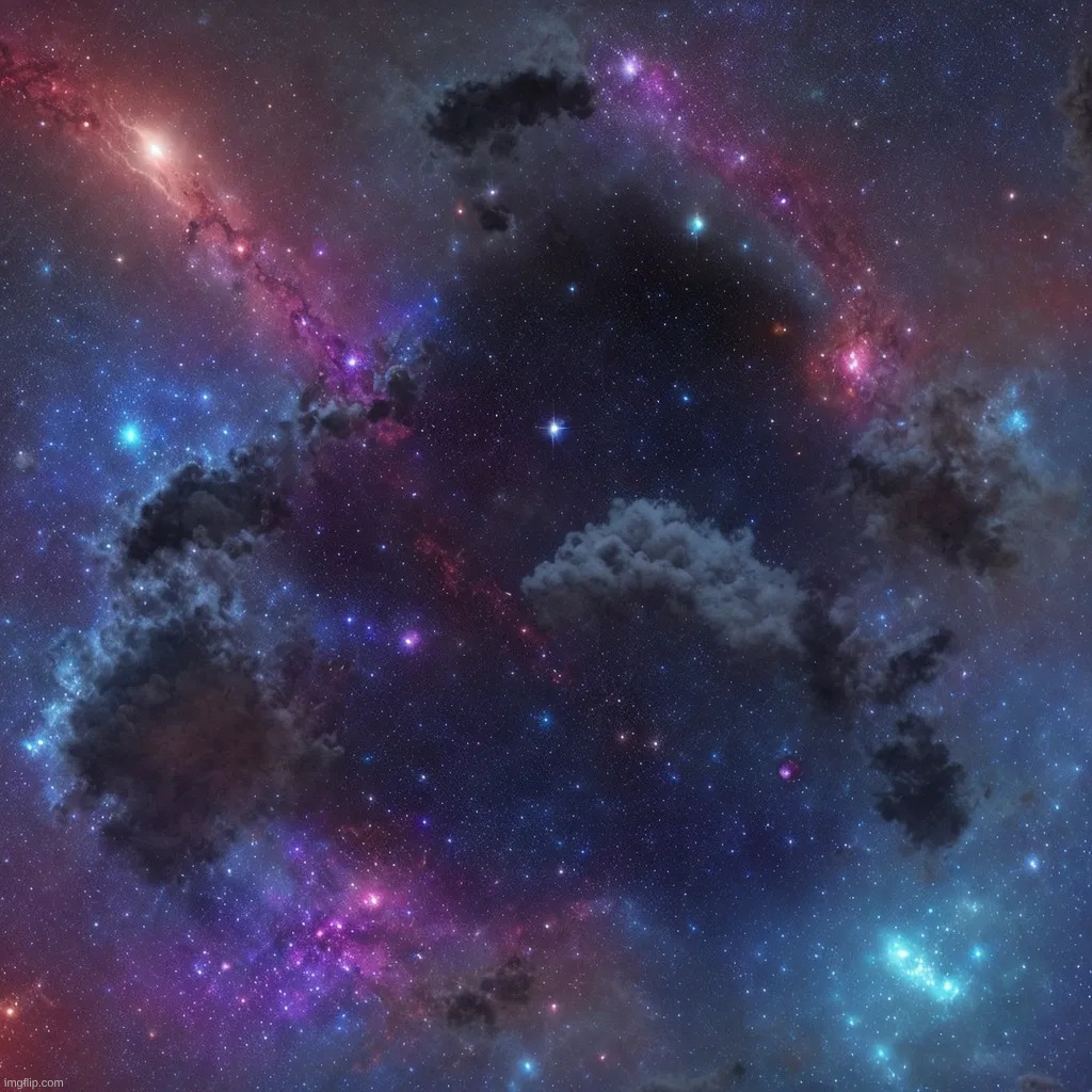 beautiful image of space, don't squint or you'll miss it! | made w/ Imgflip meme maker