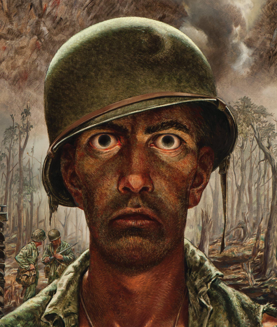 Shocked Soldier Blank Meme Template