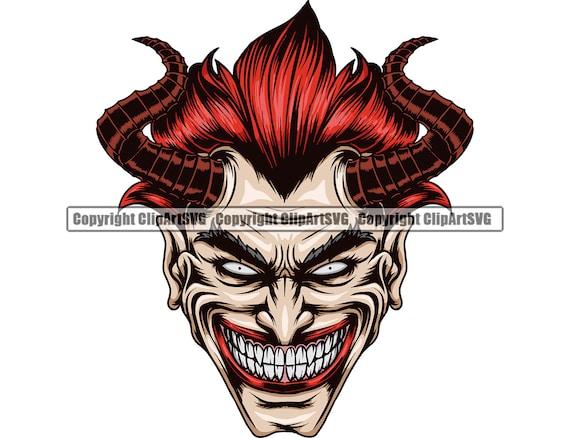 Devil clown Blank Meme Template