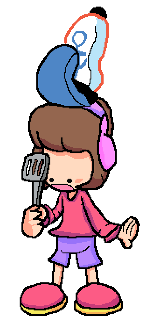 Melodii wearing SpongeBob Hat Meme Template