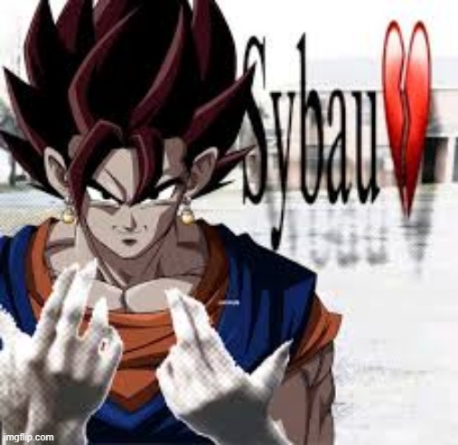 what a beautiful creation this is absolutely yosha | image tagged in vegito sybau,vegeta,goku,dbz fusion,anime,dbz | made w/ Imgflip meme maker