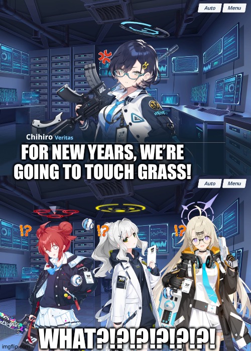 The Camping Story Be Like | FOR NEW YEARS, WE’RE GOING TO TOUCH GRASS! WHAT?!?!?!?!?!?! | made w/ Imgflip meme maker
