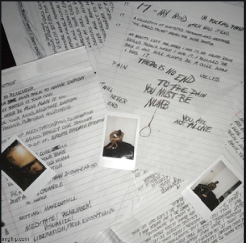 17 Album Cover XXXTentacion | image tagged in 17 album cover xxxtentacion | made w/ Imgflip meme maker