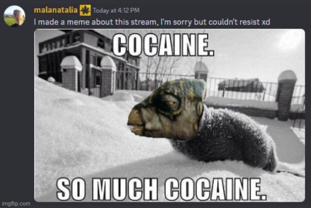Cocaina | image tagged in cocaine is a hell of a drug | made w/ Imgflip meme maker