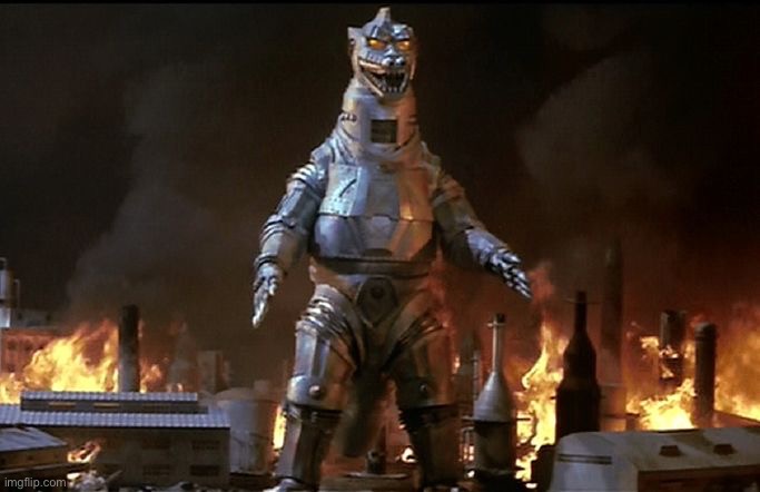 mechagodzilla | image tagged in mechagodzilla | made w/ Imgflip meme maker