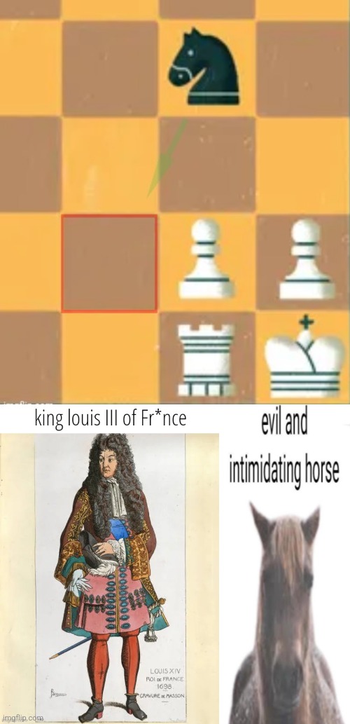 image tagged in evil and intimidating horse | made w/ Imgflip meme maker