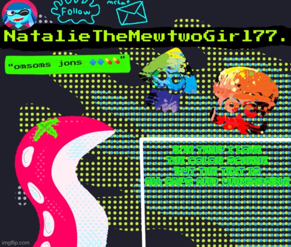 what did I think I was cooking | 5/10 TEMP I LOVE THE COLOR SCHEME BUT THE TEXT IS ALL CAPS AND UNREADABLE | image tagged in i have an announcement | made w/ Imgflip meme maker