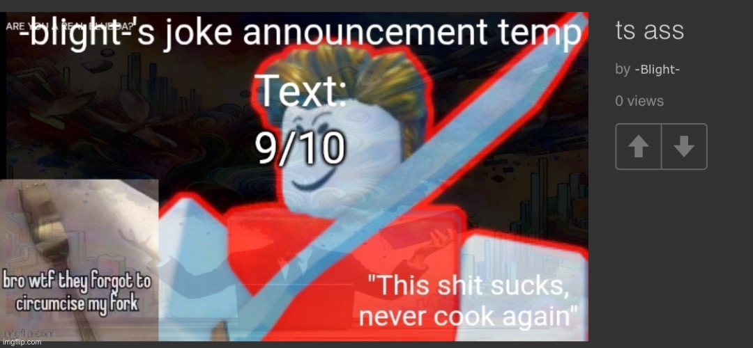 never in the entire univerxe has there been an image that contradicts itself more than this | made w/ Imgflip meme maker