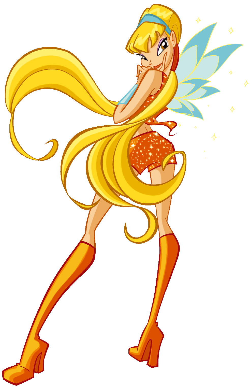 Stella Magic Winx Render 3 by bloomsama Blank Meme Template