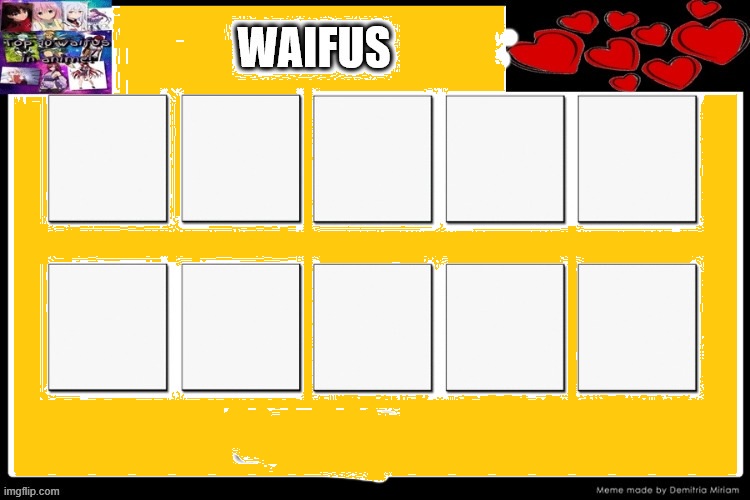 waifus blank volume Blank Meme Template