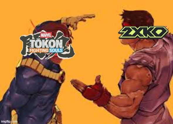 2XKO TOKON COLLAB | image tagged in tokon,2xko,marvel,league of legends | made w/ Imgflip meme maker