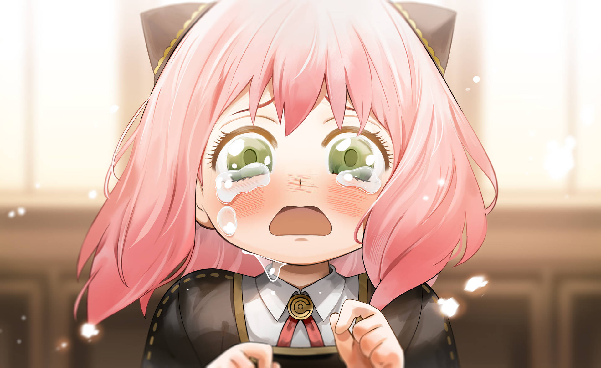 Anya cry Blank Meme Template
