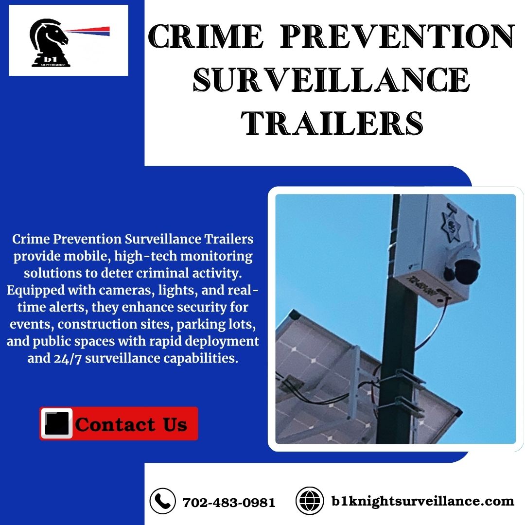 Crime Prevention Surveillance Trailers Blank Meme Template
