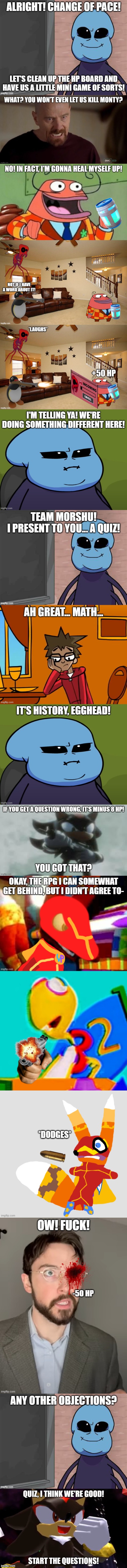 Morshu vs Shadow (Part 34) | made w/ Imgflip meme maker
