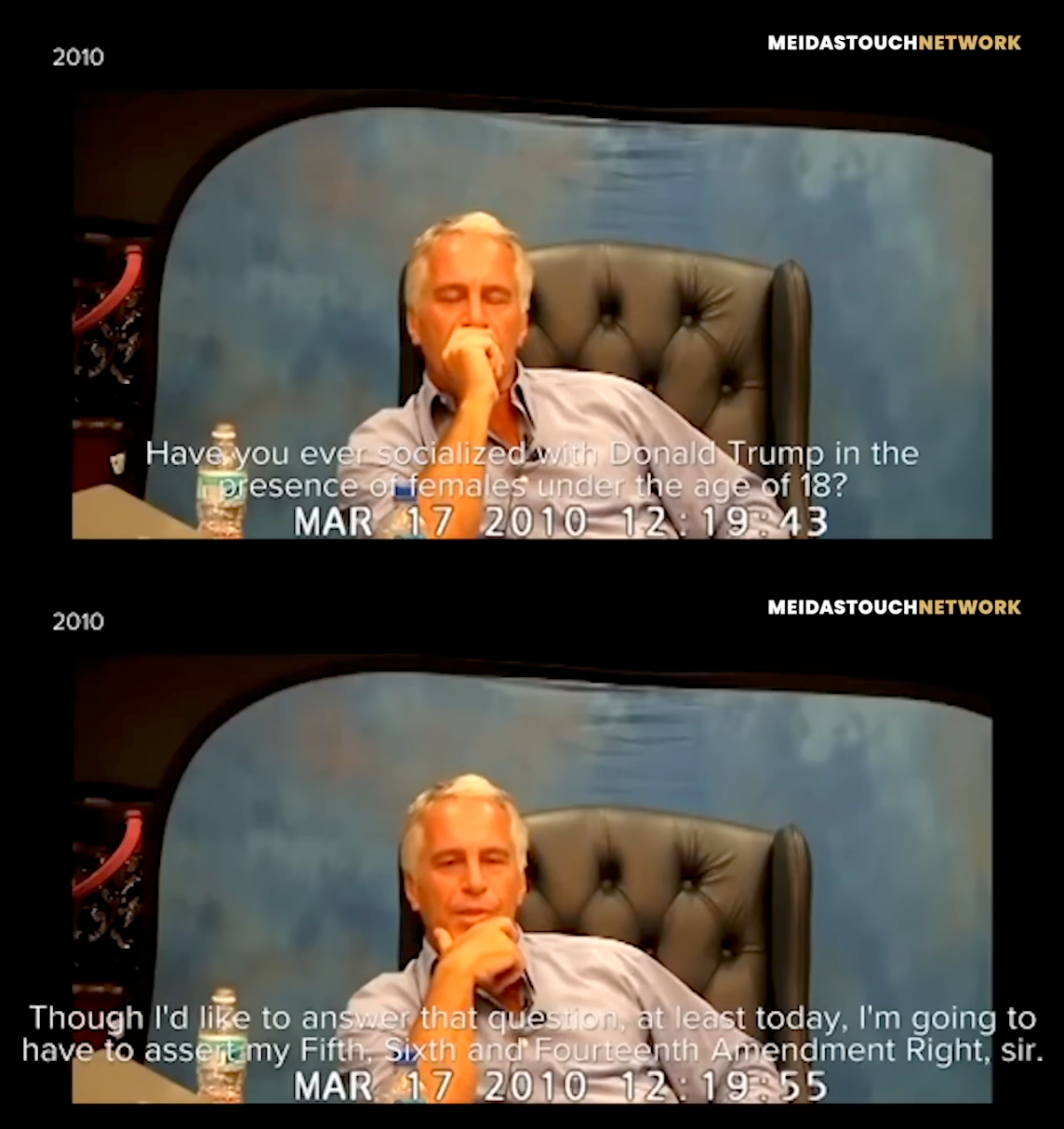 Donald Trump and Epstein "socialized" with minors Blank Meme Template