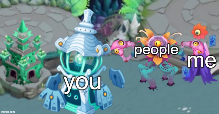 people you me | image tagged in distracted crocus remastered | made w/ Imgflip meme maker