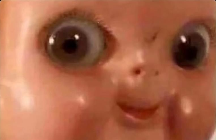 scary baby Blank Meme Template