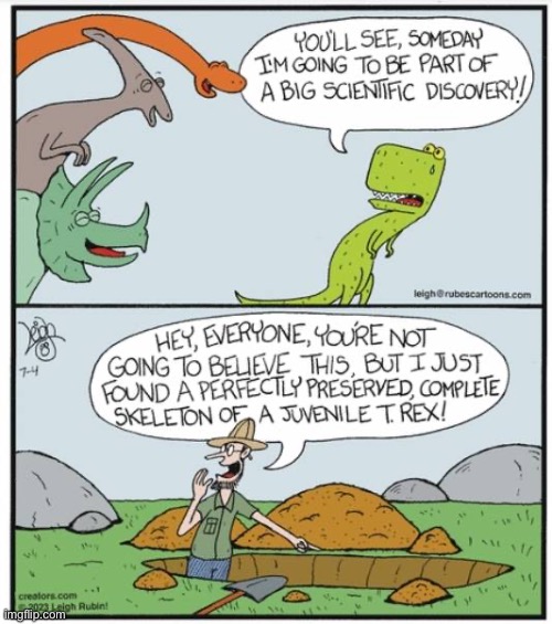 Rubes | image tagged in comics,rubes,dinosaurs,digging up bones | made w/ Imgflip meme maker