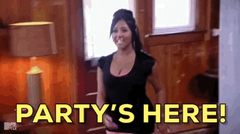 Snooki Party's Here Blank Meme Template