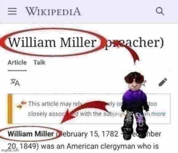 image tagged in william,name soundalikes,wikipedia | made w/ Imgflip meme maker