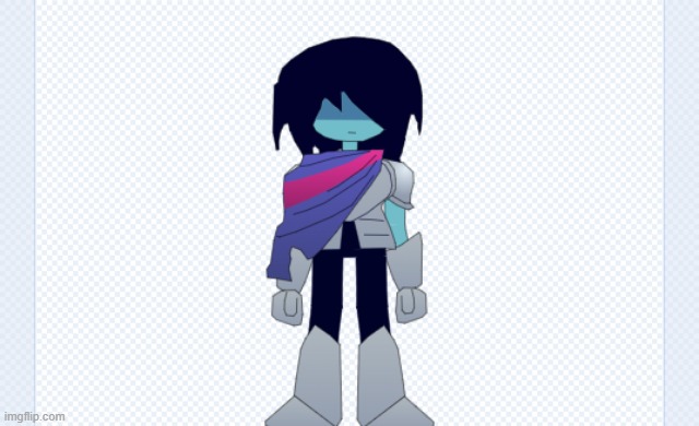 Just made a vector of Kris from deltarune. What should i do to her. | made w/ Imgflip meme maker