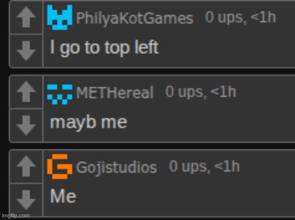 who goes on that thing | made w/ Imgflip meme maker