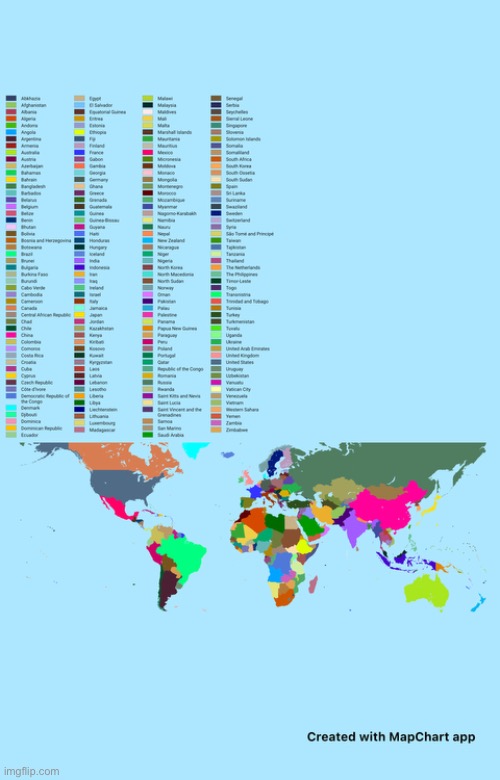 Rate my world map in a scale of 1 to 10 | made w/ Imgflip meme maker