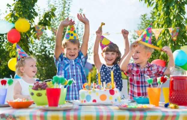 kids party | image tagged in kids party | made w/ Imgflip meme maker