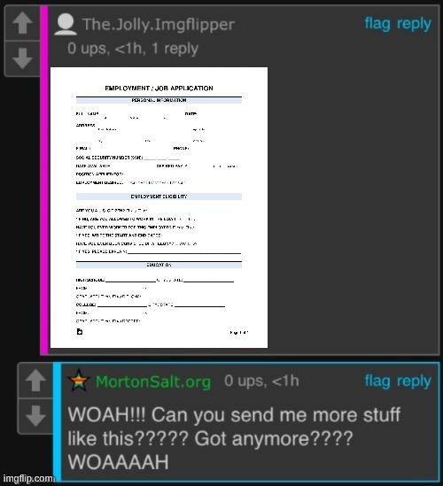 mortonsalt | image tagged in mortonsalt being horny | made w/ Imgflip meme maker