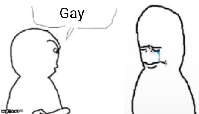 Every elementary/middle school ever | Gay | image tagged in blank poopy template | made w/ Imgflip meme maker