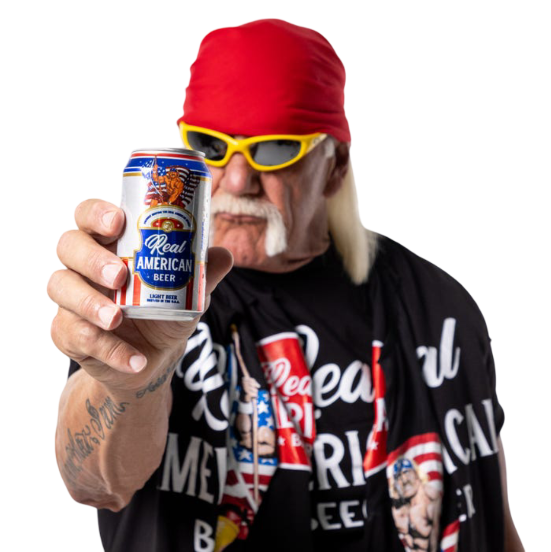Hulk Hogan - Real America Beer Blank Meme Template