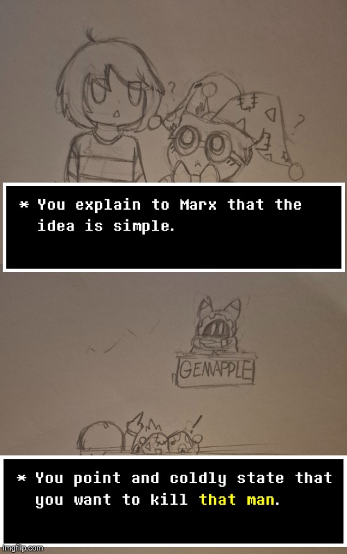 Fun fact about Lettie, the UnderStar protag: The one opinion they have is that they hate capitalism | image tagged in failboat reference btw | made w/ Imgflip meme maker