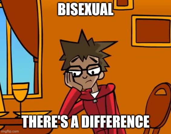 YFM Template 3 | BISEXUAL THERE'S A DIFFERENCE | image tagged in yfm template 3 | made w/ Imgflip meme maker