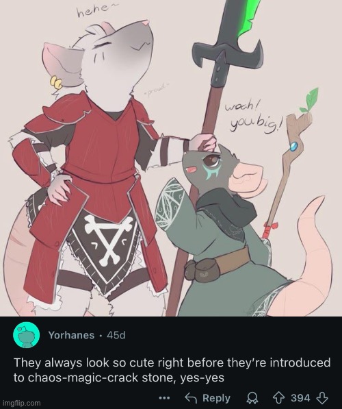 Warpstone? Nah, pretty sure it was those elf things that did this to them. Yes-yes. | made w/ Imgflip meme maker