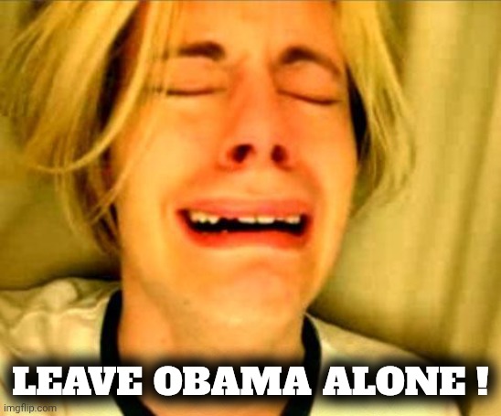 Leave Britney Alone | LEAVE OBAMA ALONE ! | image tagged in leave britney alone | made w/ Imgflip meme maker