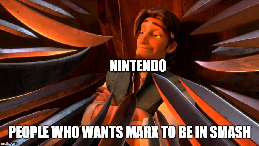 PAIN | NINTENDO; PEOPLE WHO WANTS MARX TO BE IN SMASH | image tagged in unpopular opinion flynn,nintendo switch | made w/ Imgflip meme maker