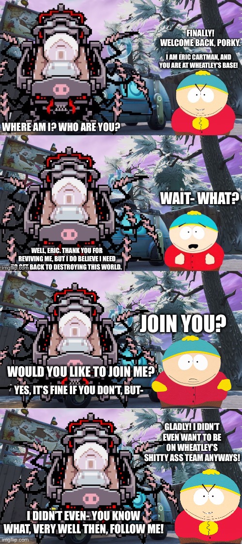 The Betrayal | JOIN YOU? WOULD YOU LIKE TO JOIN ME? YES, IT’S FINE IF YOU DON’T, BUT-; GLADLY! I DIDN’T EVEN WANT TO BE ON WHEATLEY’S SHITTY ASS TEAM ANYWAYS! I DIDN’T EVEN- YOU KNOW WHAT, VERY WELL THEN, FOLLOW ME! | made w/ Imgflip meme maker