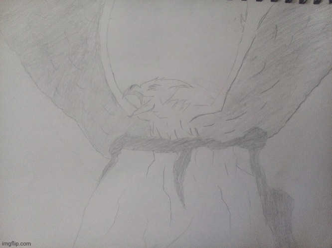Rodan drawing for Skul's art tournament | made w/ Imgflip meme maker
