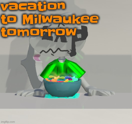 Are these gummy worms? (don't ask why the render is so crisp) | vacation to Milwaukee tomorrow | image tagged in are these gummy worms don't ask why the render is so crisp | made w/ Imgflip meme maker