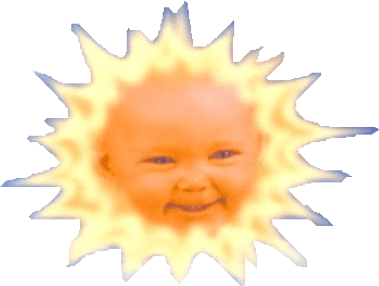 Teletubbies Sun Baby Blank Meme Template