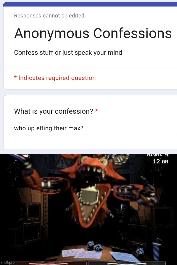 image tagged in foxy | made w/ Imgflip meme maker