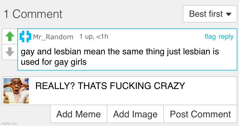 made w/ Imgflip meme maker