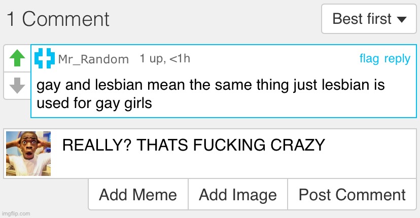 made w/ Imgflip meme maker