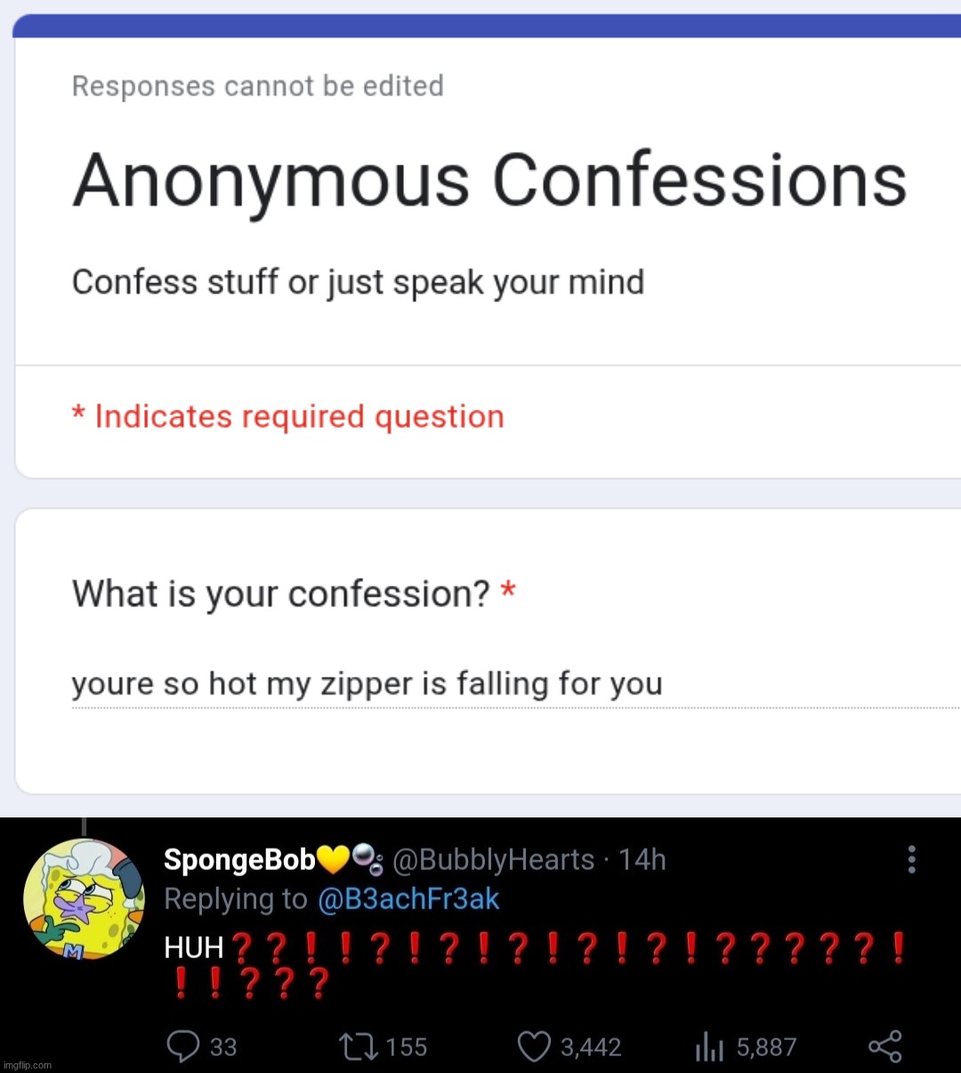 image tagged in spongebob huh | made w/ Imgflip meme maker